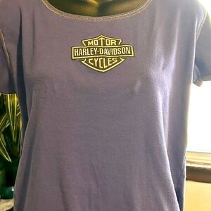 Purple Harley-Davidson Pre-Shrunk short SleeveSize Xl Top